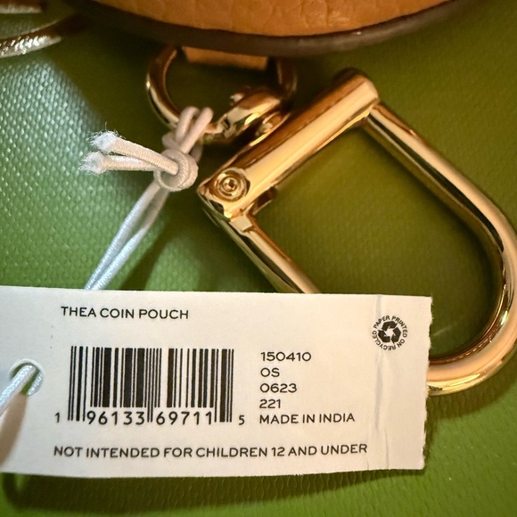 Tory Burch Thea Black and Tan Key & Card Holders sold as each - Picture 7 of 8